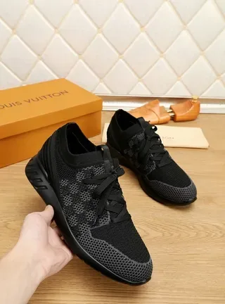 Louis Vuitton Knit Monogram Black Lifestyle Sneakers 3
