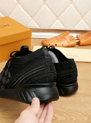 Louis Vuitton Knit Monogram Black Lifestyle Sneakers 4