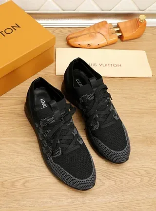 Louis Vuitton Knit Monogram Black Lifestyle Sneakers 6