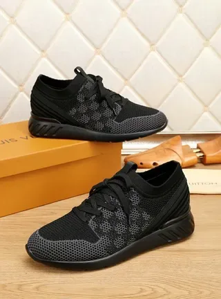 Louis Vuitton Knit Monogram Black Lifestyle Sneakers 7