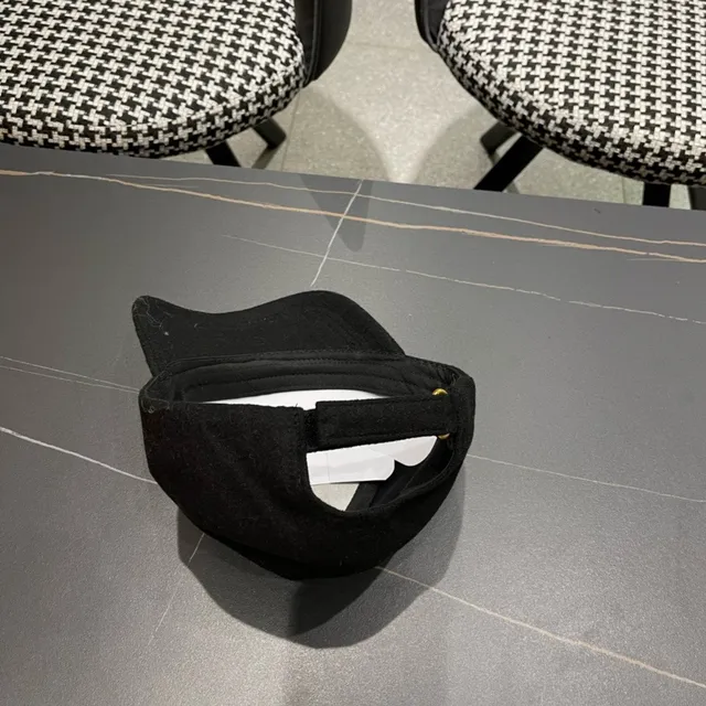 Louis Vuitton boné de beisebol de lã com patch de logo 3