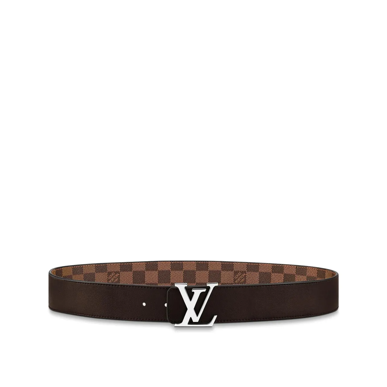 Louis Vuitton LV Initiales Damier Ebène Ceinture en cuir 4