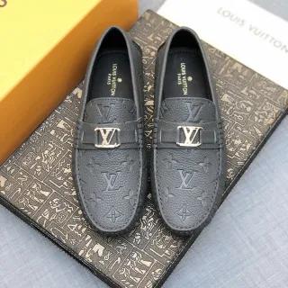 لويس فيتون LV مكاسين رمادي مونوغرام جلد مكاسين