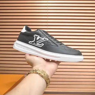 Louis Vuitton LV Trainer Zapatillas Negras y Blancas Low-Top Monogrammed Lifestyle
