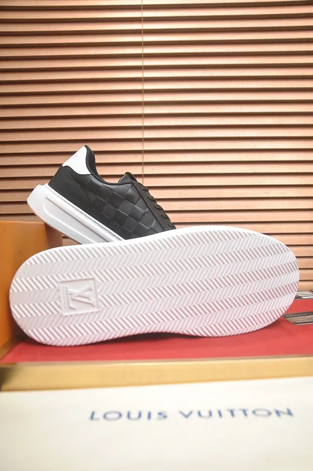 Louis Vuitton LV Trainer Black White Low-Top Monogrammed Lifestyle Sneakers 3
