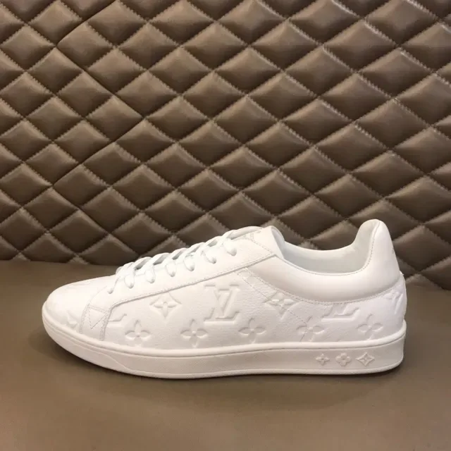 Louis Vuitton LV Trainer White Monogram-Embossed Low-Top Lifestyle Sneakers 6
