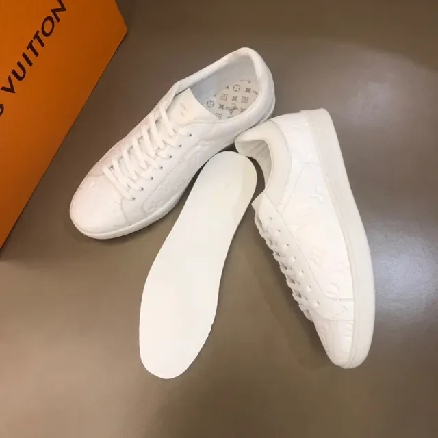 Louis Vuitton LV Trainer White Monogram-Embossed Low-Top Lifestyle Sneakers 7