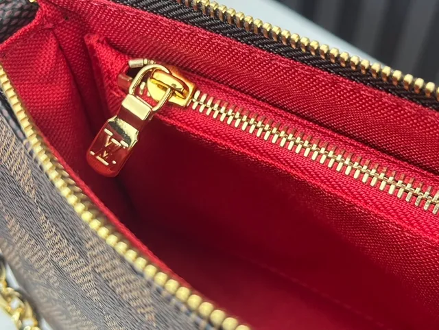 Louis Vuitton Mahjong Bag Damier Ebène Underarm Bag 7