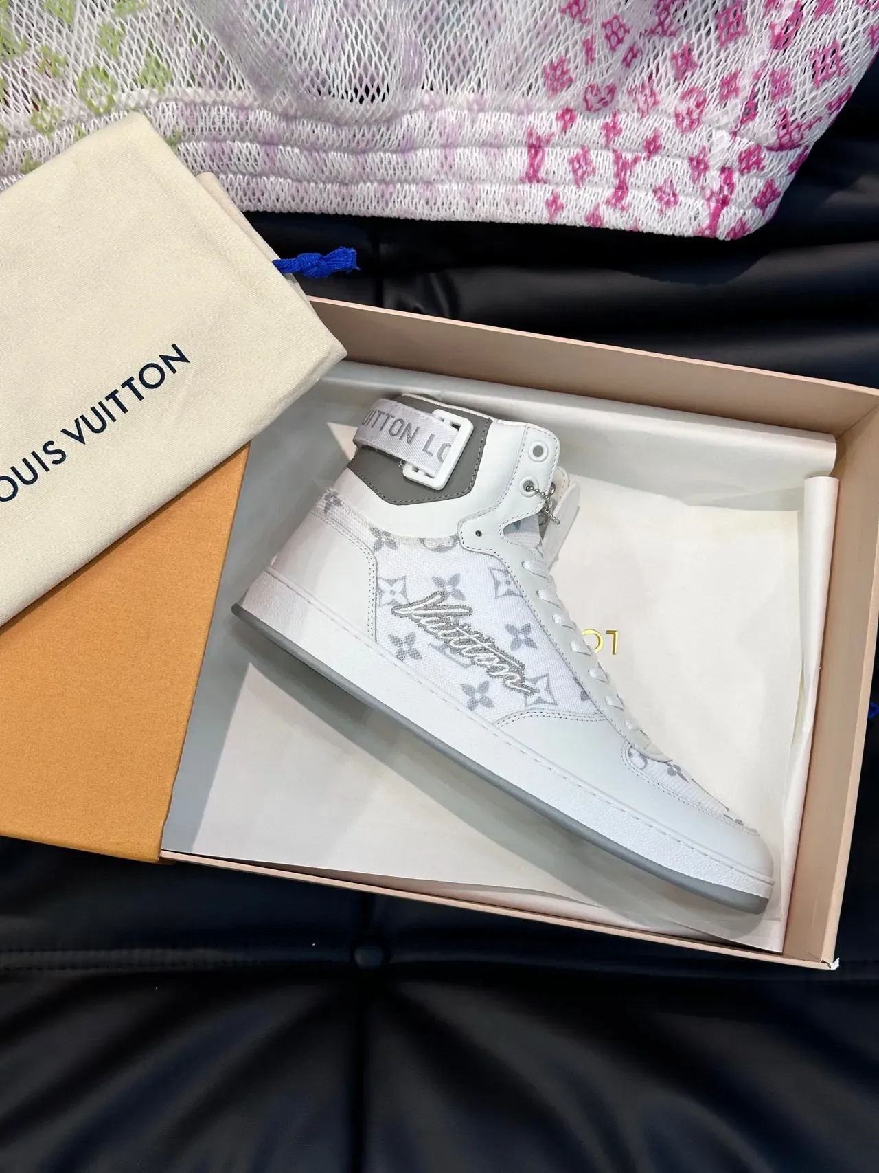 Louis Vuitton Monogram Canvas High-Top Lifestyle Sneakers 7