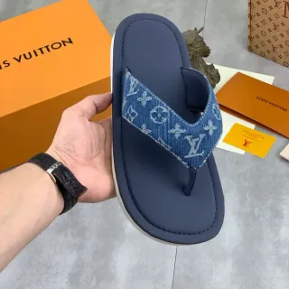 Louis Vuitton Monogram Denim Navy Zapatillas