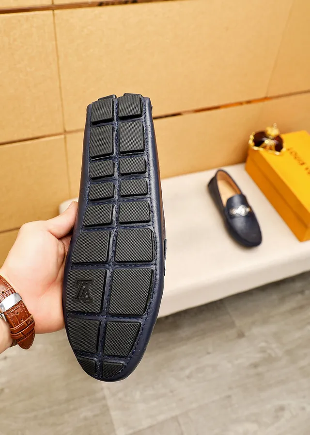 Louis Vuitton Monogram-Embossed Leather Loafers 2
