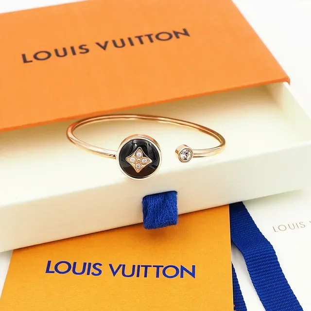 Louis Vuitton Monogram Enamel Disc Bangle Bracelets 3