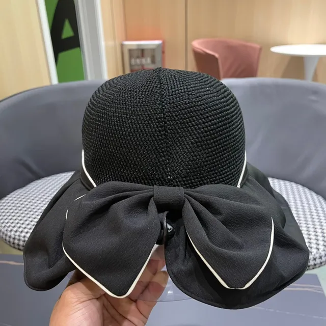 Louis Vuitton प्लीटेड ब्रिम बुना बकेट टोपी 5
