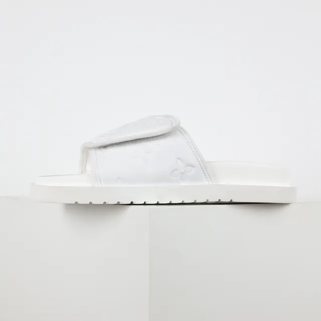 Louis Vuitton Run Away Slide Chanclas Blancas 9