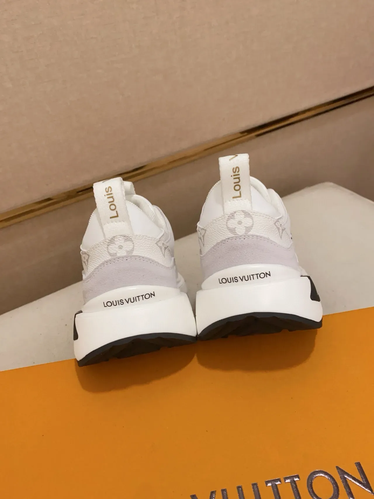 Louis Vuitton Run Away White Monogram Lifestyle Sneakers 9