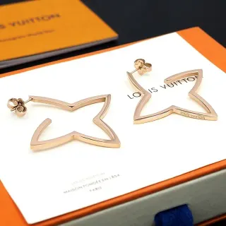 Louis Vuitton স্টার গোল্ড আউটলাইন হলো জ্যামিতিক ইয়াররিংস
