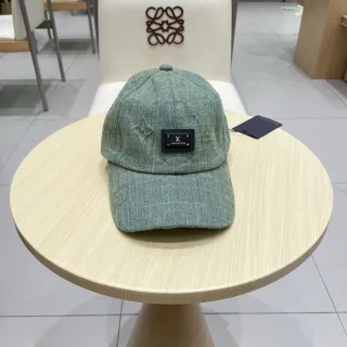 Louis Vuitton 绿色编织棒球帽