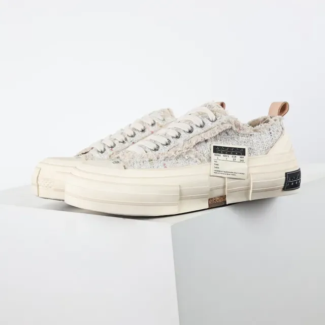 Maison Margiela Beige Multicolor Zapatillas Lifestyle con Upper de Tweed Deconstruido y Suela de Goma Segmentada 1