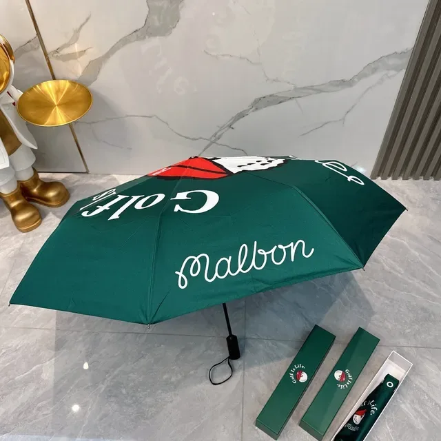 Malbon Golf Vert Rouge Imprimé Graphique Canopy Personnage Sac 2