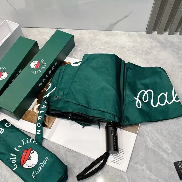Malbon Golf Vert Rouge Imprimé Graphique Canopy Personnage Sac 4