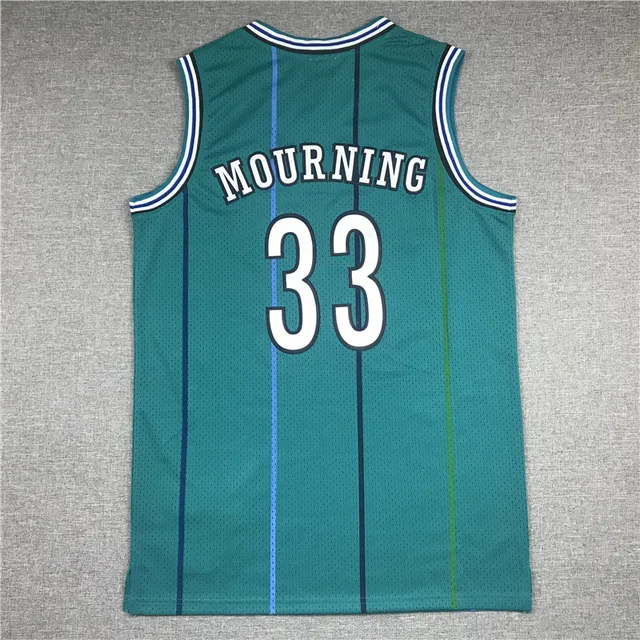 Mitchell & Ness Hardwood Classics Charlotte 33 Alonzo Mourning 1992–93 maillot throwback 2