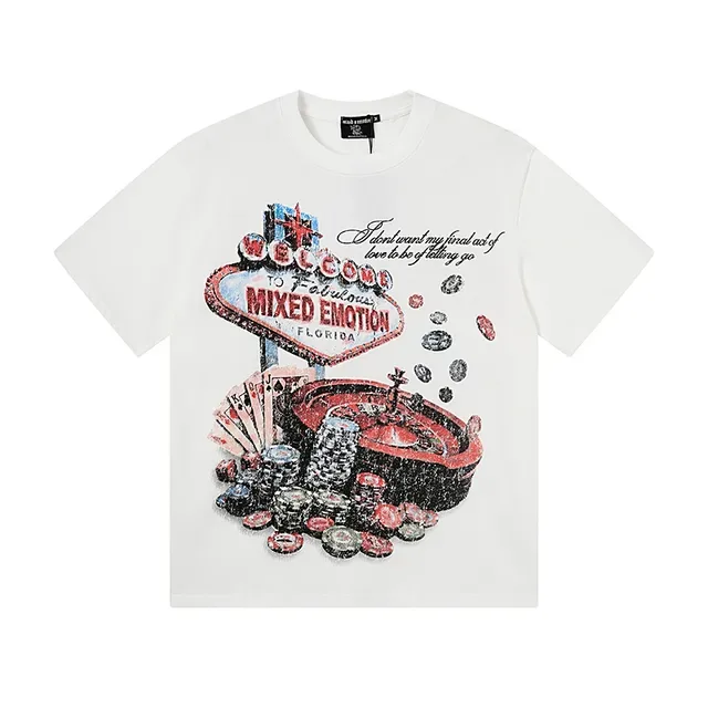 Mixed Emotion Mixed Motion Graphic Print Oversized T-Shirt 2