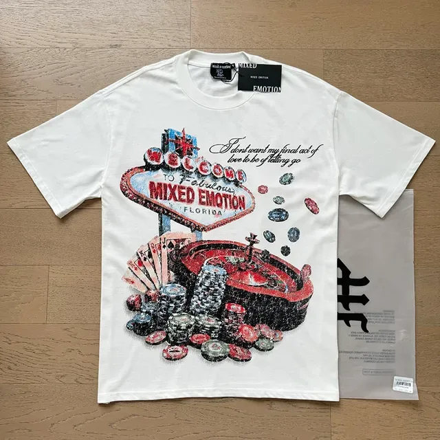 Mixed Emotion Mixed Motion Graphic Print Oversized T-Shirt 6