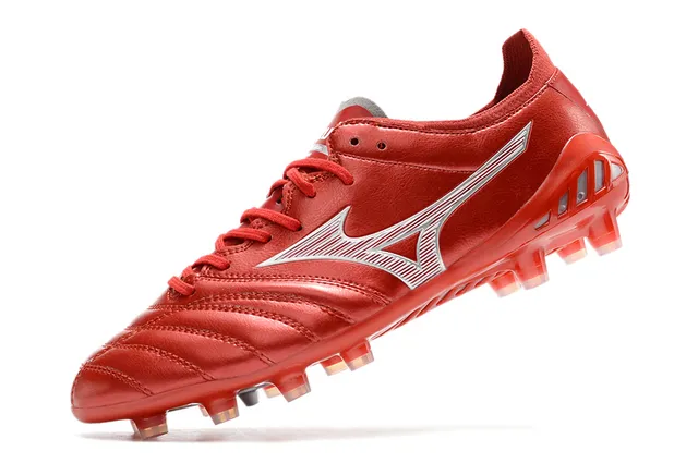 Mizuno Morelia Neo Cyan and Copper फर्म ग्राउंड फुटबॉल जूते 24