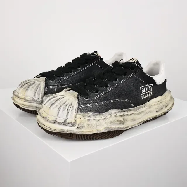 MM6 Maison Margiela MMY Blakey مفكك أسود أسلوب الحياة حذاء رياضي 2
