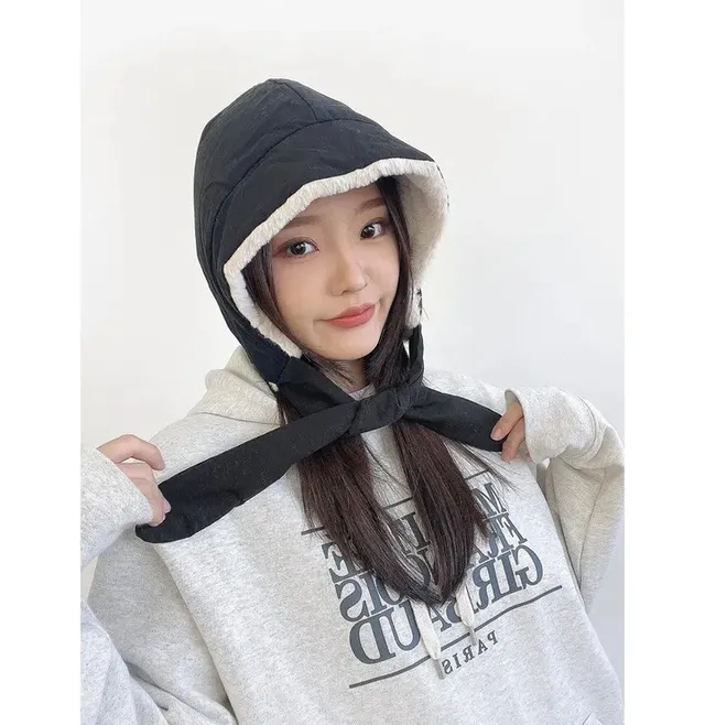 Moncler Maya Negro Blanco Acolchado Carcasa Forrado con Cordero 2
