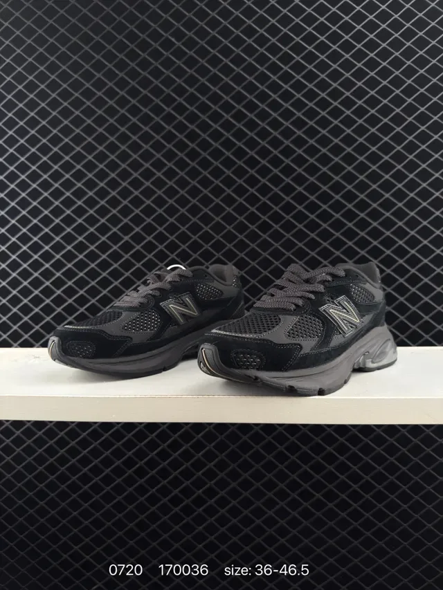New Balance 2010 Black and Gray Lifestyle Sneakers 2