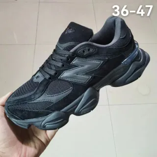 New Balance 2060 单色黑色 厚底运动鞋