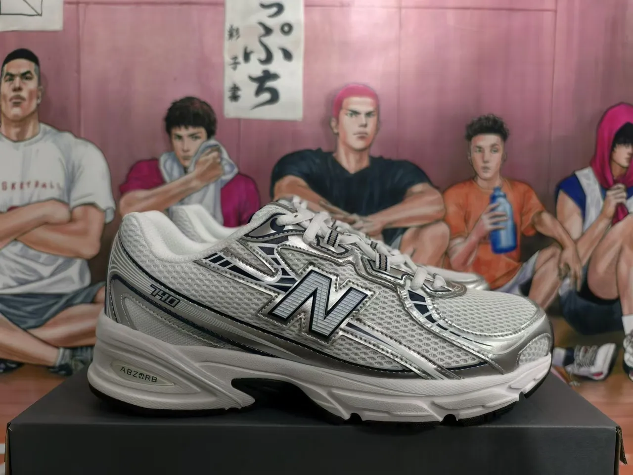New Balance 710 White Silver Black zapatillas de correr 4