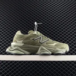 New Balance 9060 সেনা সবুজ মেশ ও স্যুড চাঙ্কি স্নিকার্স