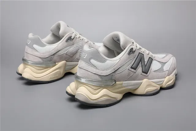 New Balance 9060 Beige Gray Lifestyle Sneakers 3