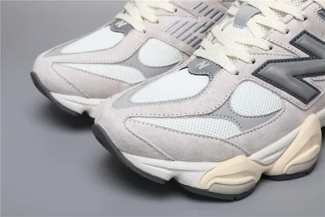 New Balance 9060 Beige Gray Lifestyle Sneakers 4
