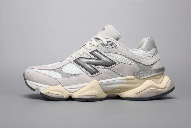 New Balance 9060 Beige Gray Lifestyle Sneakers 9