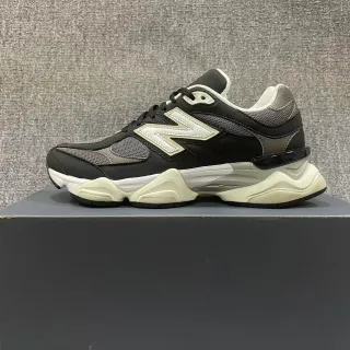 New Balance 9060 Tênis pretos cinza off-white chunky