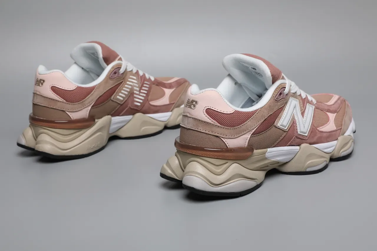 New Balance 9060 Dusty Rose Beige Lifestyle Sneakers 3