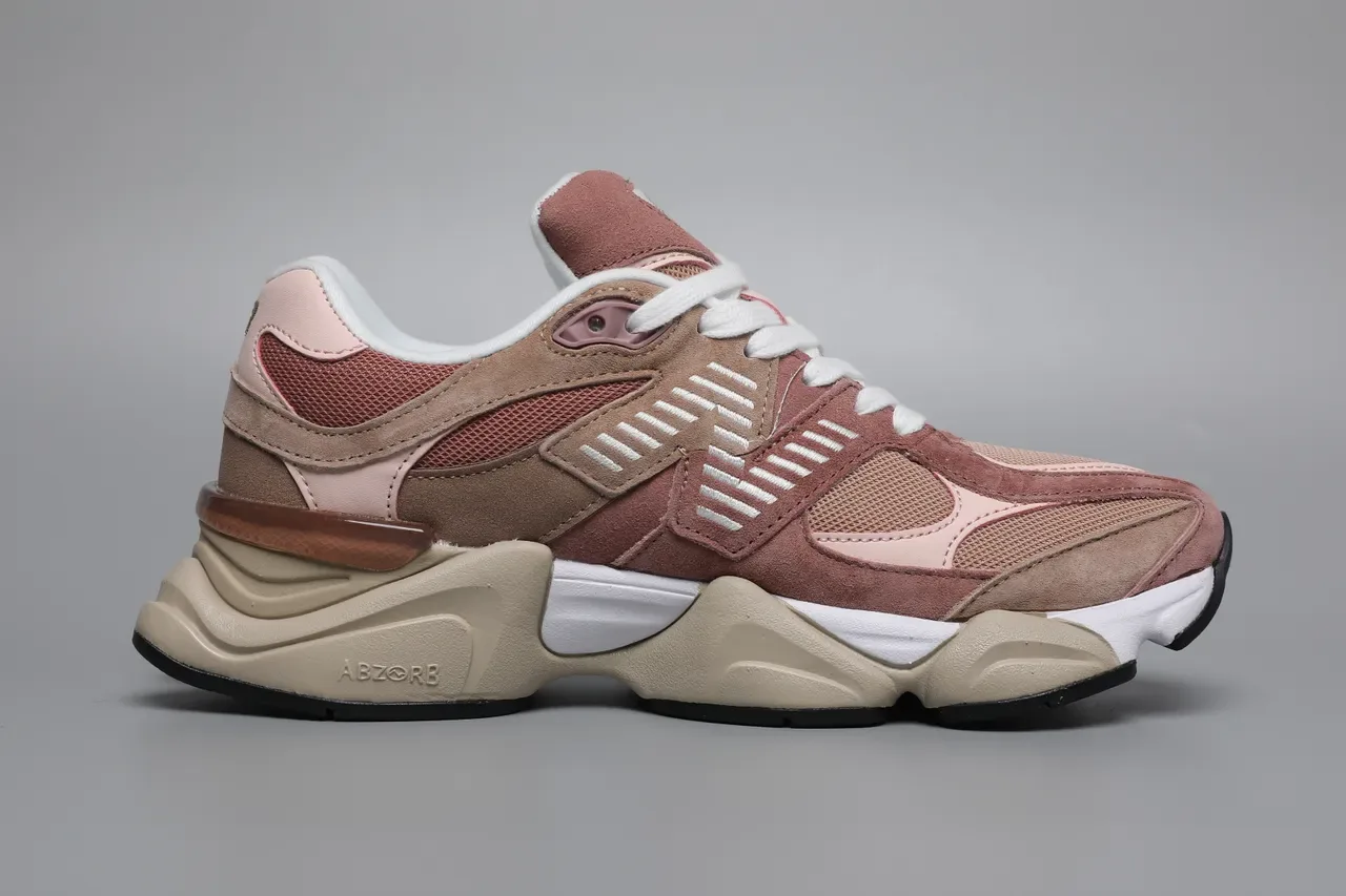 New Balance 9060 Dusty Rose Beige Lifestyle Sneakers 8