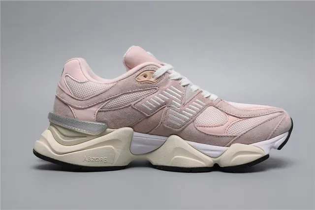 New Balance 9060 حذاء رياضي أسلوبي وردي وأبيض 8