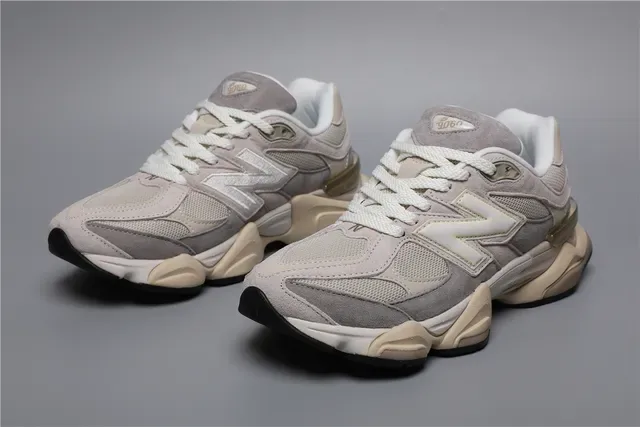 New Balance 9060 Rice White/Gray tênis lifestyle 5