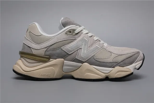 New Balance 9060 Rice White/Gray tênis lifestyle 8