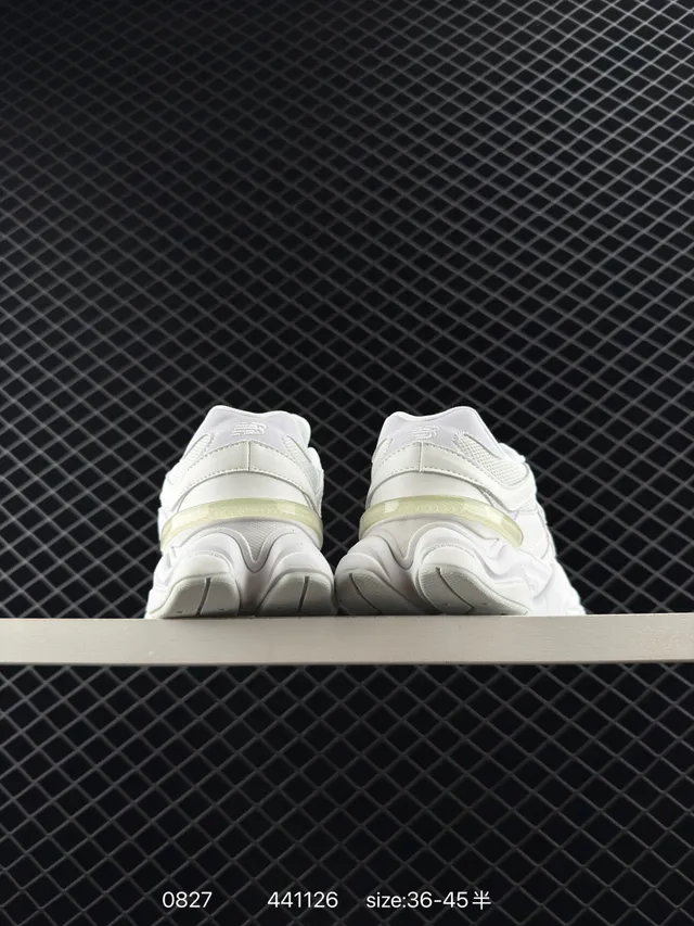 New Balance 9060 White Chunky Sneakers 4