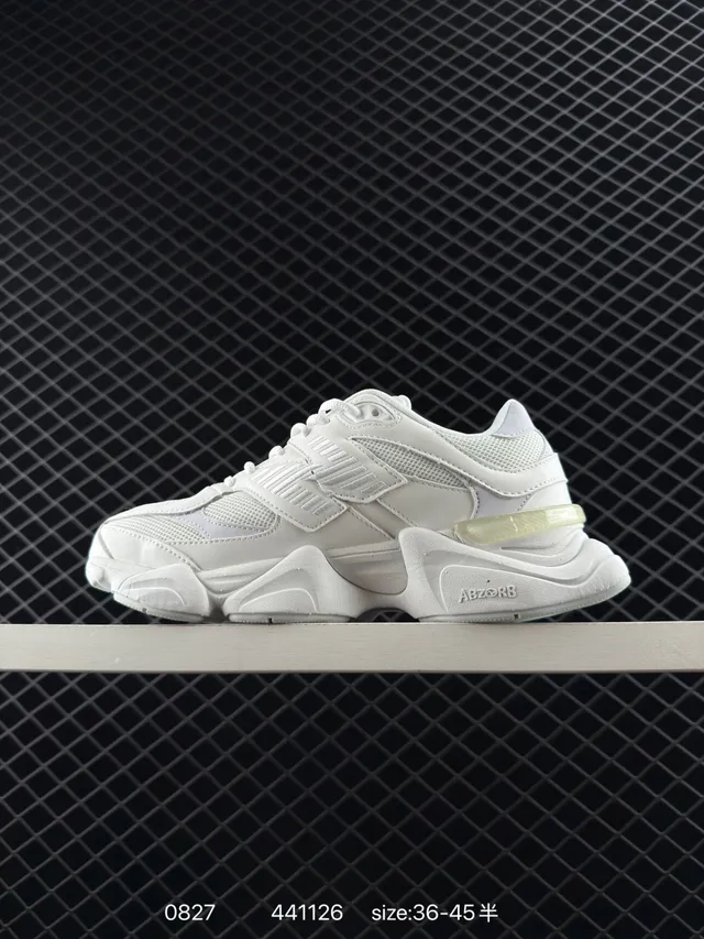 New Balance 9060 White Chunky Sneakers 6