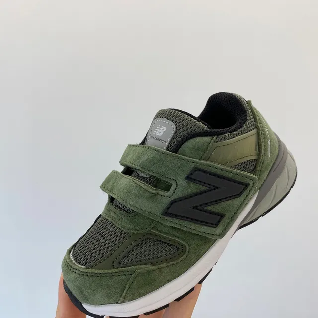 New Balance Army Green White Olive Suede And Mesh Upper Laces Midsole Lifestyle Sneakers 13