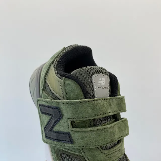 New Balance Army Green White Olive Suede And Mesh Upper Laces Midsole Lifestyle Sneakers 16