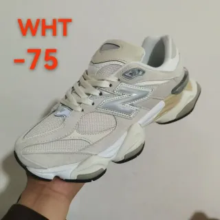 New Balance भूरी चांदी मिडसोल मेश एंड सूड अपर चंकी स्नीकर