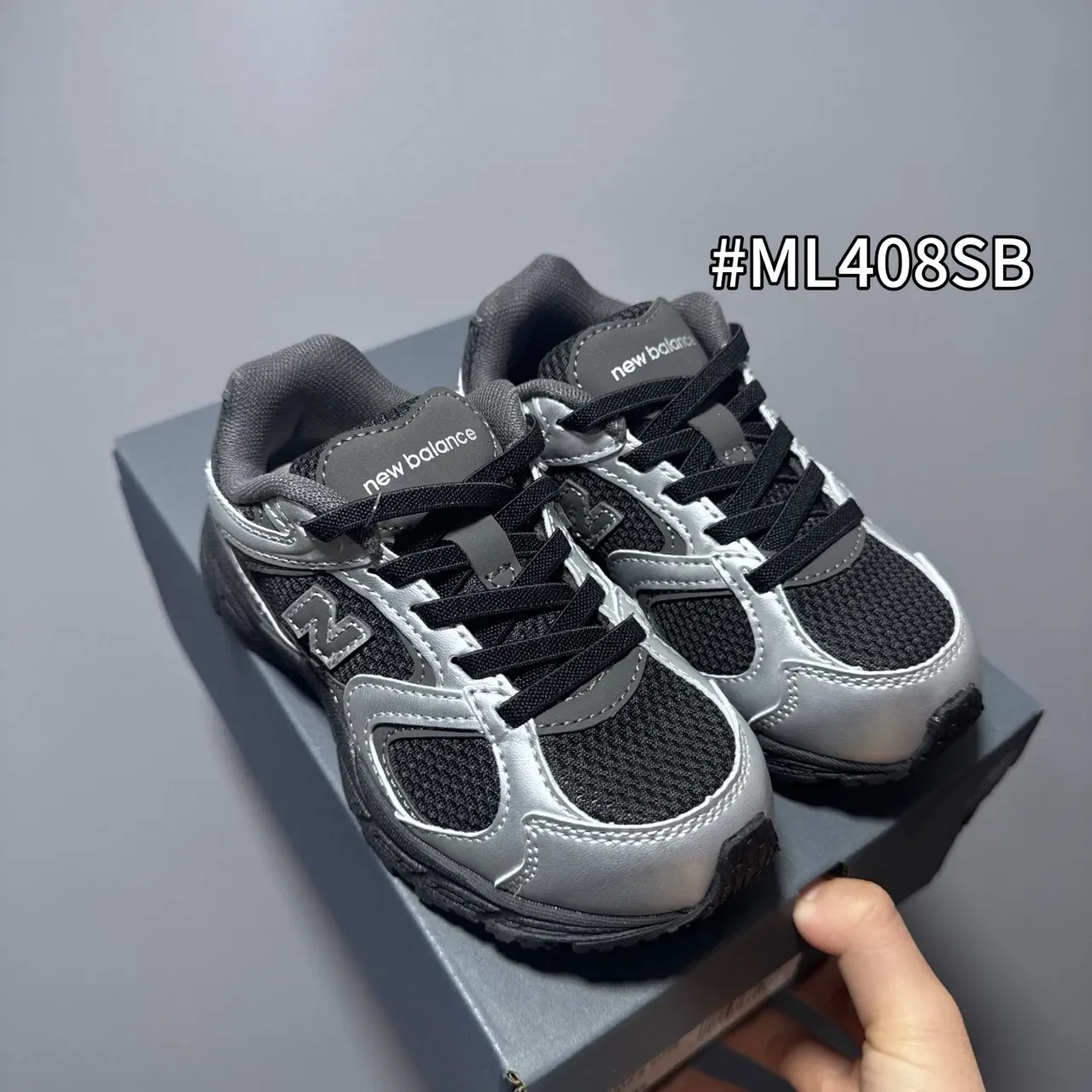 New Balance Prata Marinho Malha E Camada Sintética Construção ENCAP Sola Intermediária Tênis Lifestyle 8