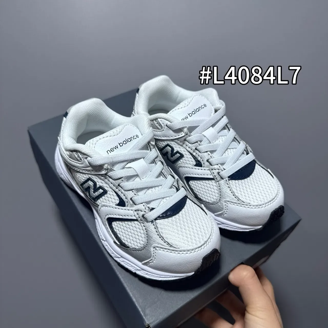 New Balance Prata Marinho Malha E Camada Sintética Construção ENCAP Sola Intermediária Tênis Lifestyle 9